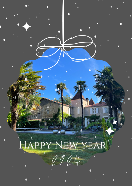 Le Château Saint Martin vous souhaite une très belle année 2024 !, Pouillon, Château Saint-Martin